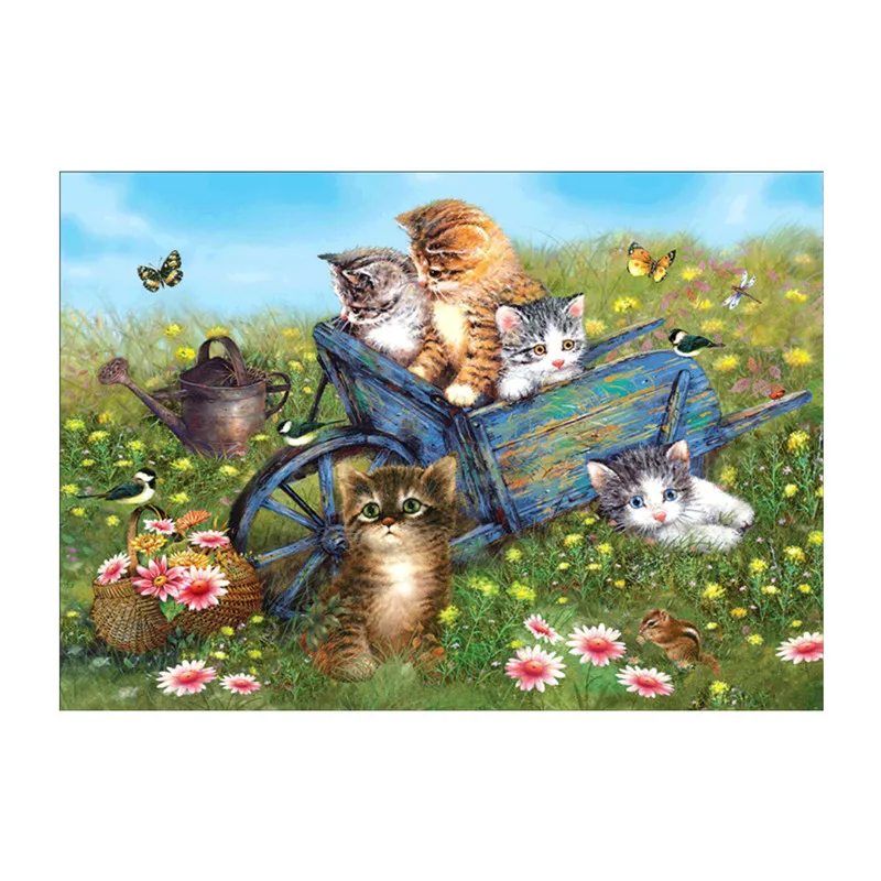 

5D DIY diamond painting cross stitch diamond embroidery cat full square rhinestone pattern home decoration needle crafts