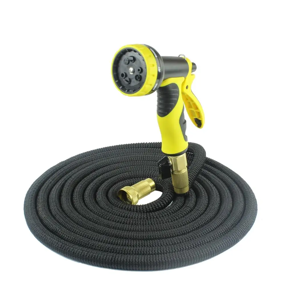 

25FT-100FT Flexible Garden Hose Expandable Water Hose Pipe Watering Spray Gun Set Car Watering Hose with Spray Gun Watering Kit