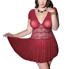 Женские ночные рубашки кружевное сексуальное женское белье с открытой спиной белье для женщин G-string платье нижнее белье porno плюс размер пижамы платье* 8