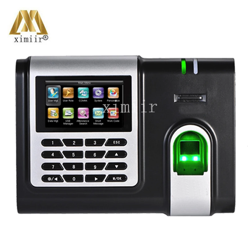 

Biometric 3 inch screen X628-C fingerprint time attendence finger print recognition TCP/IP time clock