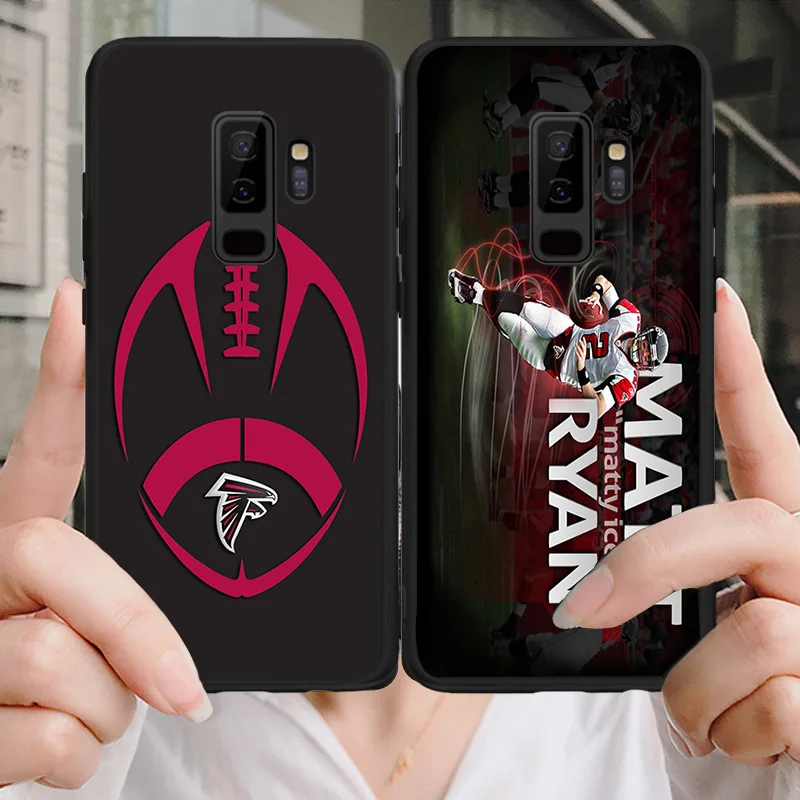 

Yinuoda Atlanta Falcons NFL Phone Case For Samsung Galaxy S10 S9 S8 Plus S6 S7 Edge DIY Case Matt Ryan Soft TPU For S9 S10 Lite