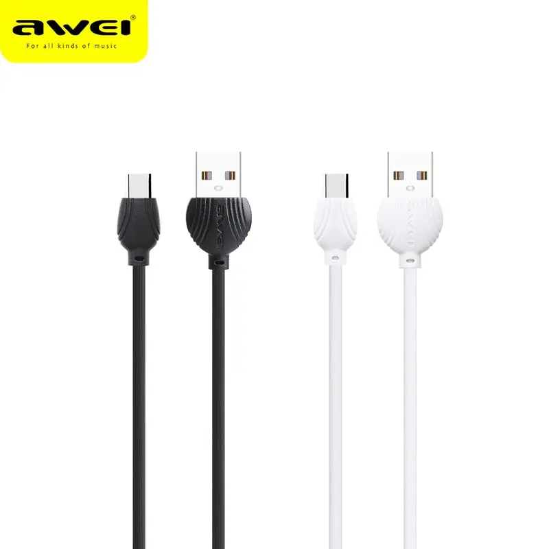 Awei TYPE-C الهاتف كابل نقل بيانات 2.5A آمنة وسريعة بيانات الشحن خط سريع شحن خط ل نوع-c الأجهزة