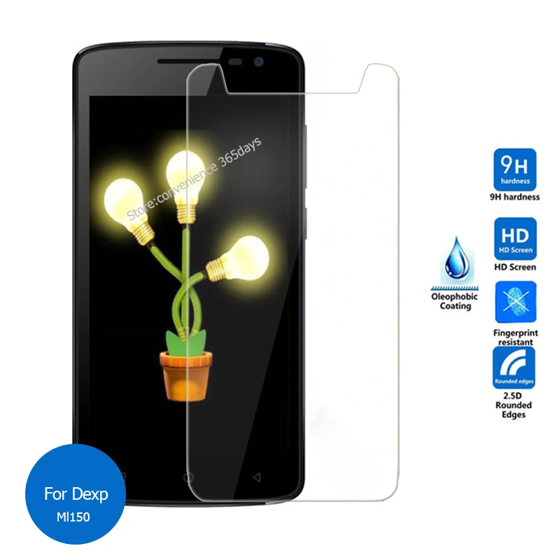 

For DEXP Ixion ML150 Amper M Tempered Glass Screen Protector 2.5 9h Safety Protective Film on ML 150 5.0inch