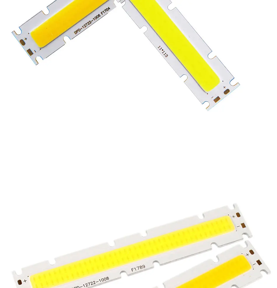 Прямоугольник мм 127X22 мм 20 Вт 2000LM светодио дный Светодиодные лампы COB полосы источник света DC30-33V теплый холодный белый для flloglighсветодио