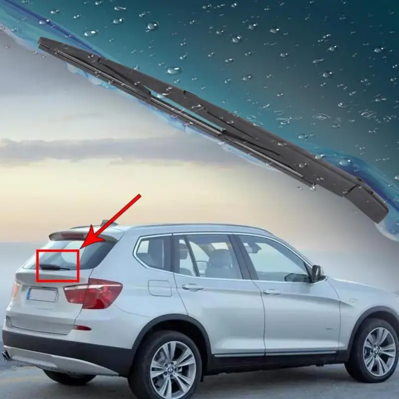 Car Rear Windshield Window Windscreen Wiper Arm With Blade Complete Set for BMW X3 E83 2003 2004 2005 2006 2007 2008 2009 2010 6