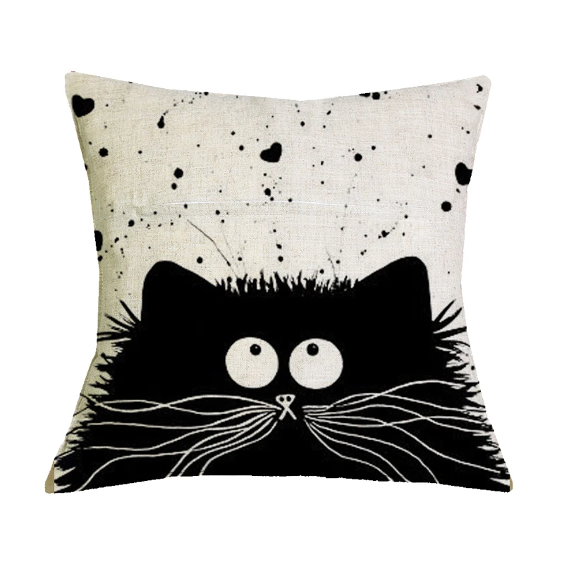 الكرتون القط الكتان القطن مزيج غطاء وسادة المنزل كنبة مكتب مربع كيس وسادة الزخرفية غطاء الوسادة s سادات الكرتون القط الكتان القطن مزيج غطاء وسادة المنزل كنبة مكتب مربع كيس وسادة الزخرفية غطاء الوسادة s سادات