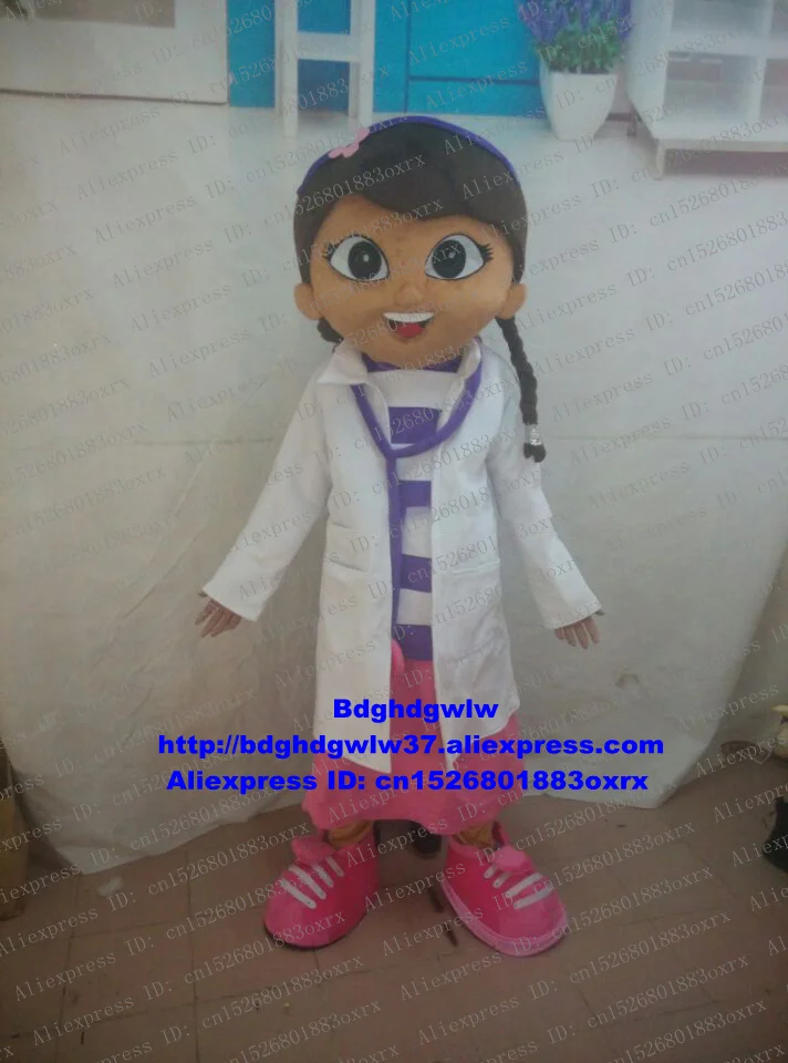 Прекрасный Doc костюм-талисман McStuffins для взрослых, Герой мультфильма наряд костюм Expo Fair Motexha Spoga рекламные мероприятия zx2291