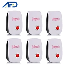 6pcs Mosquito Repellent Electronic Pest Repeller Ultrasonic Rejector Mouse Insect killer Rat Rodent Pepeller for Home Orchard