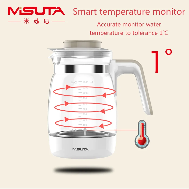 Electric Kettle Baby Smart Milk Thermostat Constant Temperature Water Warmer Glass Electric Kettle