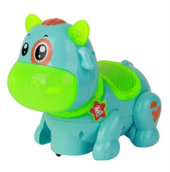 

Plastic Sounding Educational Children Electronic Toys Cow Flashing Universal Voice Can Shine Fancy Initiation Toy Cars 2020