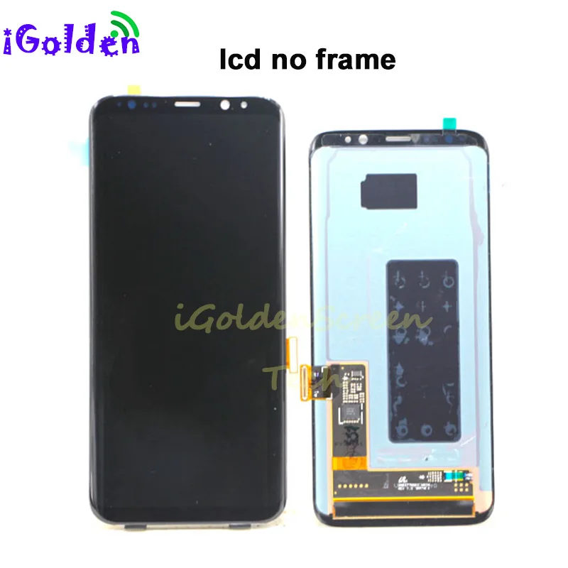 ЖК дисплей с рамкой для Samsung S8 сменный SAMSUNG Galaxy Plus G955 G950 G950F сенсорным экраном и