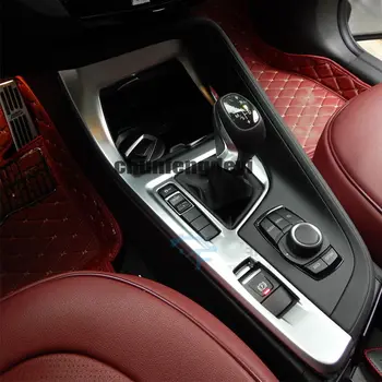 

For BMW X1 F48 2016 2017 2018 ABS Chrome Interior Gear Box Shift panel Cover Frame Trim