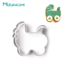 Нержавеющая сталь коляска Cookie Плесень Бытовая техника DIY Форма для домашней еды кухня выпечки инструменты печати плесень MS-00137