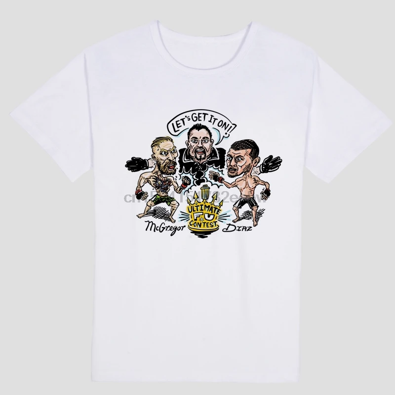

Fashion Men T Shirts Round Neck Men conor mcgregor nate diaz shirt