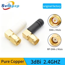 2PCS Mini Rubber 3dBi 2.4ghz WIFI Antenna SMA Male Router Bluetooth Antennas Wireless Module 2.4g Antena External Aerial