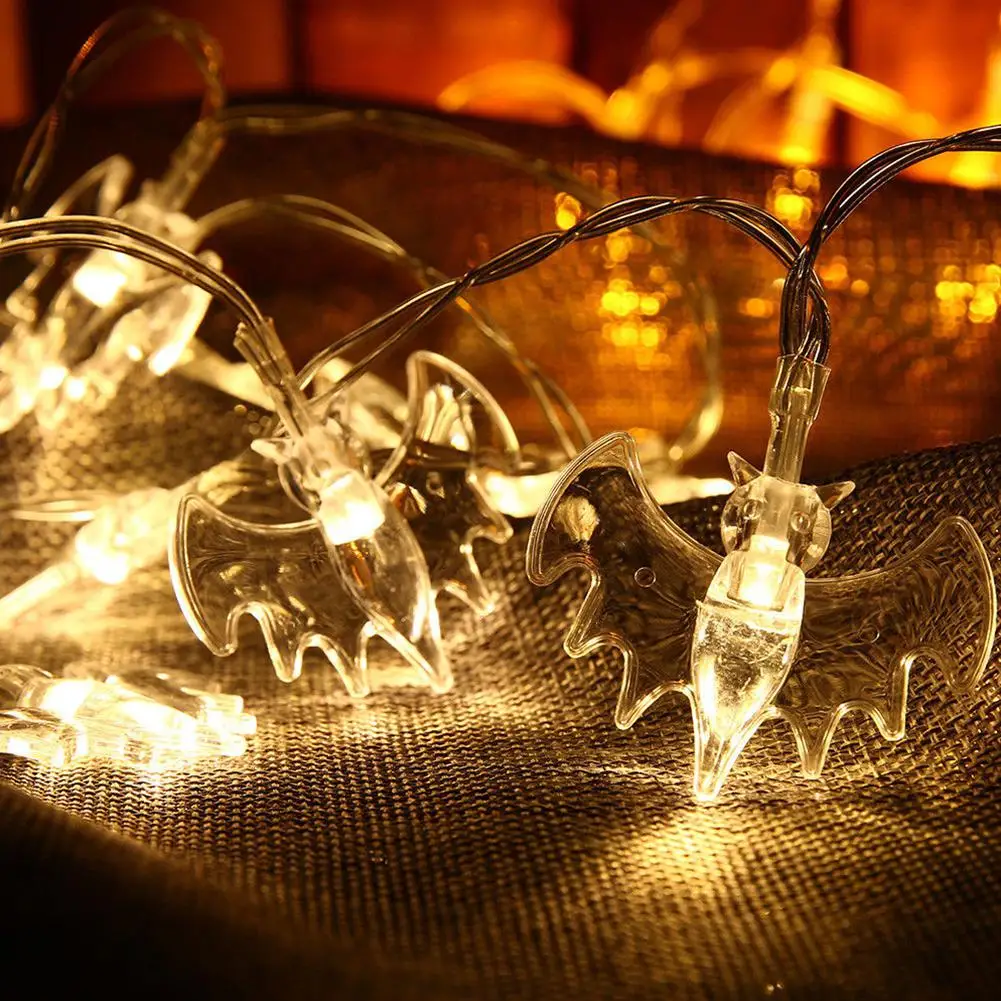 

HobbyLane 2.2M 20LED Halloween Bat String Light Christmas Carnival Party Garden Pool Yard Beach Decoration Lamp Battery Operated