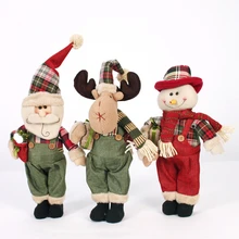 2017 New Style Christmas Gifts,Christmas Decorations for Home,New Year Table Shelf Decoration Supplies Deer Snowman Santa Claus