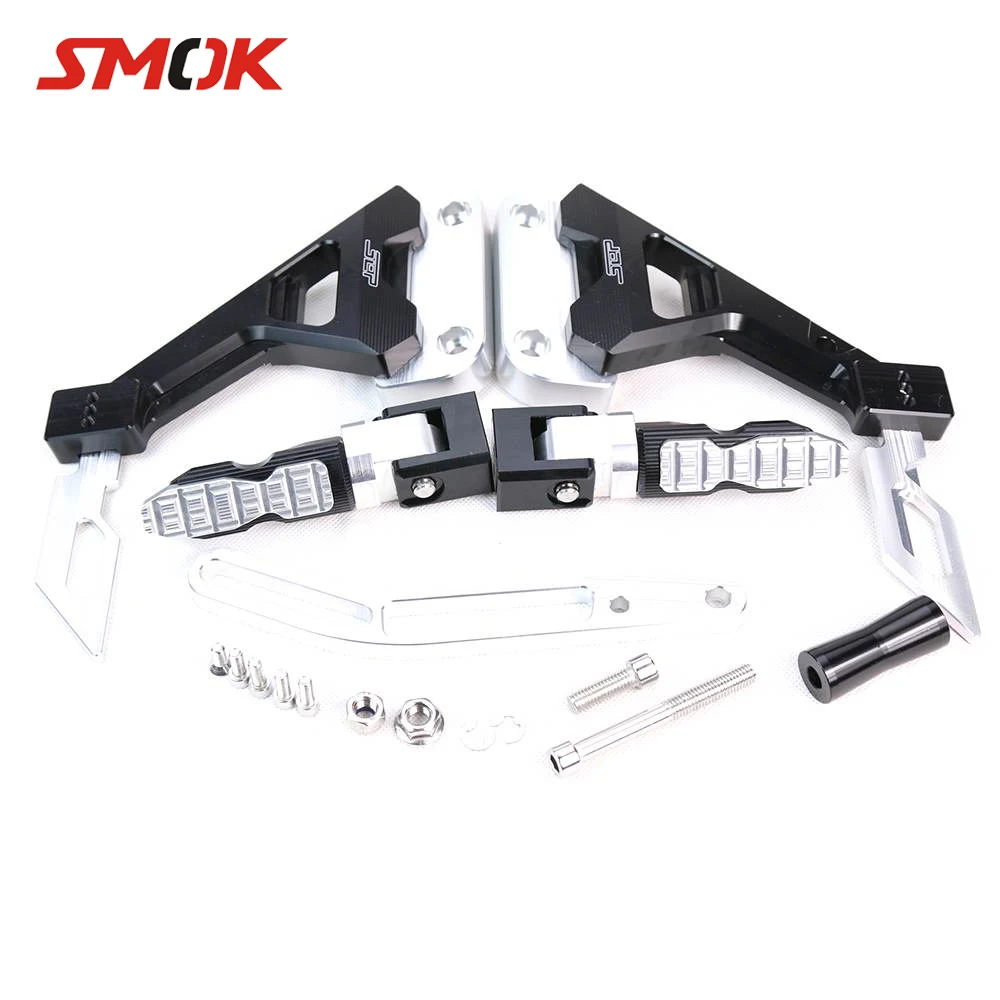 

SMOK For Yamaha RC150 LC150 Motorcycle CNC Aluminum Alloy Adjustable Rider Rear Sets Rearset Footrest Foot Rest Pegs