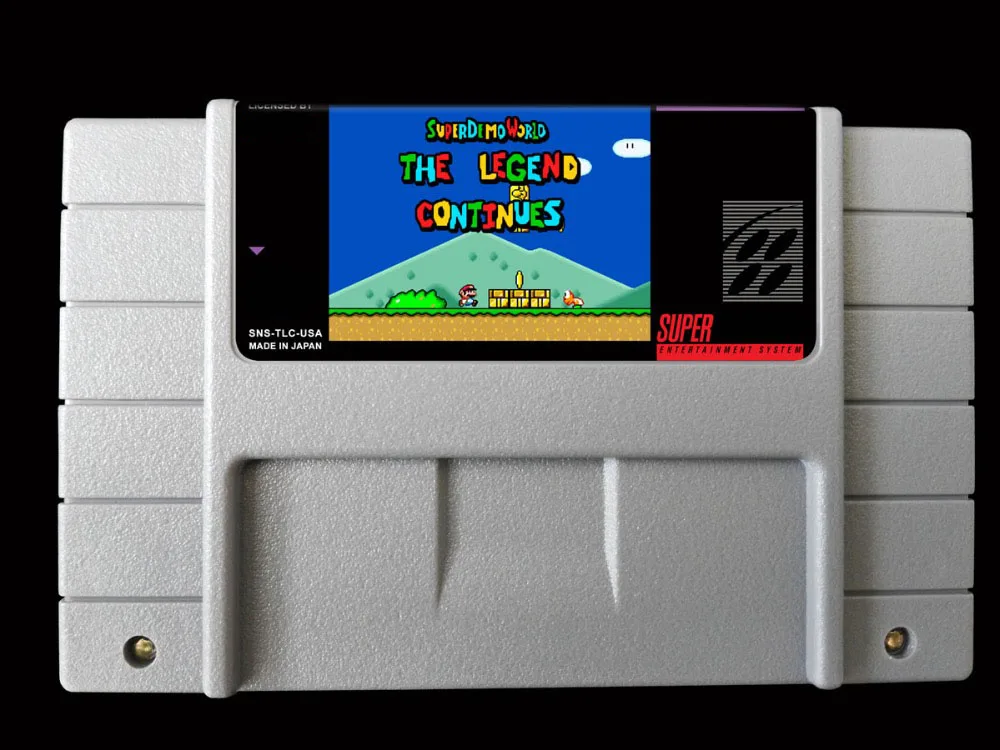

16Bit Games ** SUPER DEMO WORLD THE LEGEND CONTIMUES ( USA Version!! English Language!! )