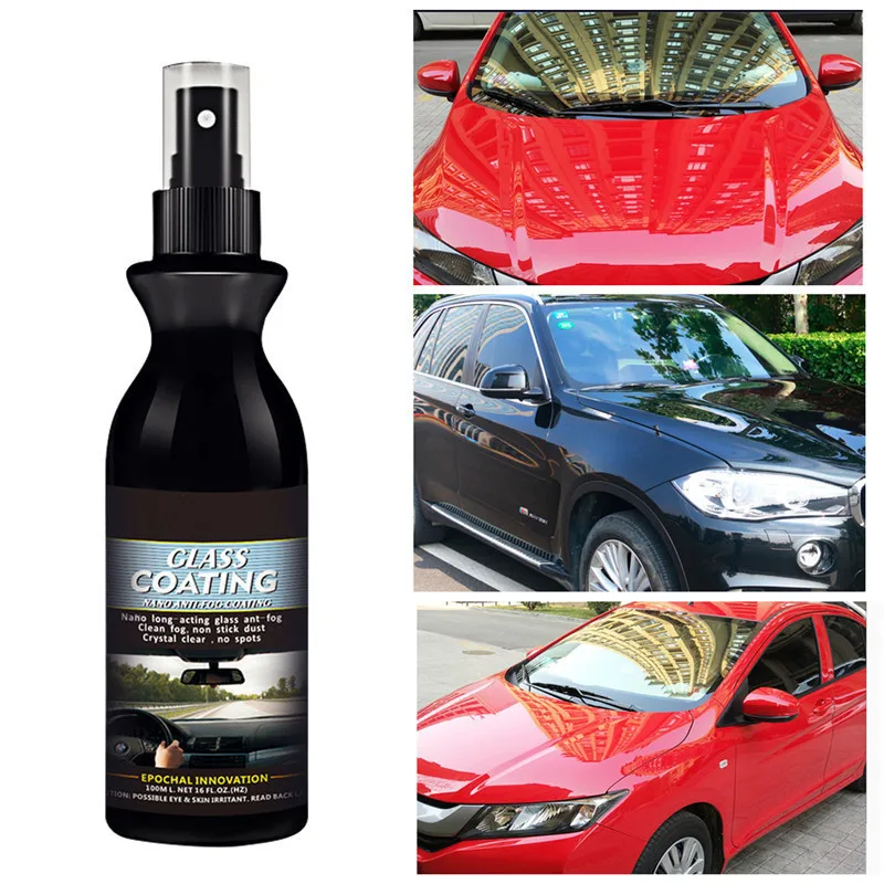 Car Nano-coated Glass Windshields liquid car glass Coating ceramic Rearview Repellent Coating clean Leather wash skim anti fog