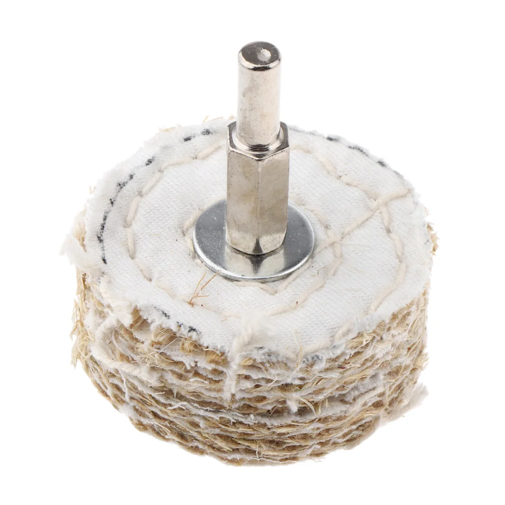 1 Piece -Assorted Linen Polishing Grinding Buffing Wheel Brush for Polisher Machine Replacements /Accessory