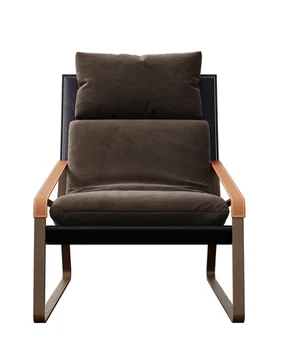 

2pcs PACK, Milan Design Lounge Chair with High Backrest / Fabric or Leather Upholstery