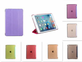 

For iPad 9.7'' New 2017 Tablet Case Smart Sleep Wake Fashion Leather Stand Folding Protective Tablet Cover for iPad 9.7'' 2017