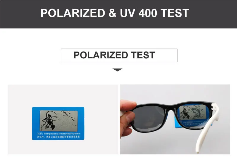 Детские поляризованные солнцезащитные очки Детские Классические брендовые дизайнерские очки с заклепками силиконовые гибкие безопасная оправа Оттенки для мальчиков и девочек