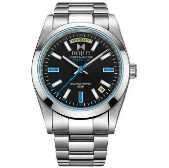 HOJUT A62 T062G mens dual calendar super luminous business watches