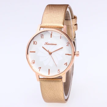 

Fashion Simple watches Women luxury dress Fashion Leather Analog Simple Clock Dial Quartz Wrist Watch Relogio Feminino gift