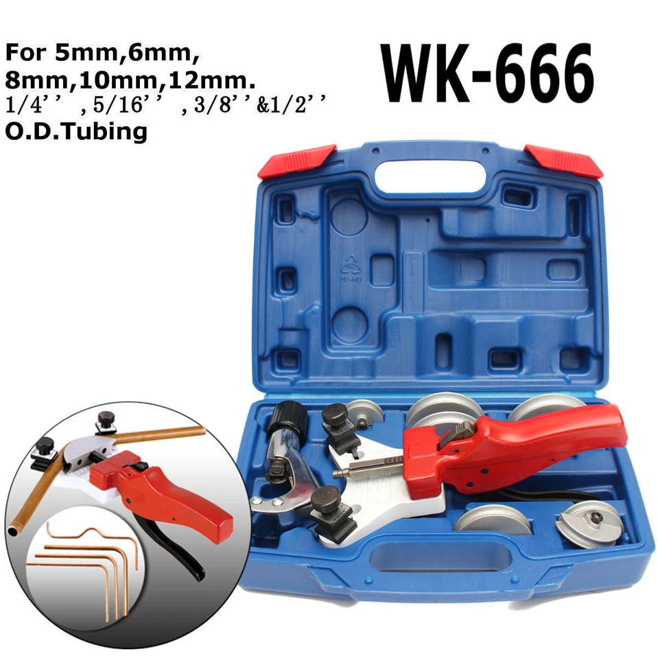 Meijiabuy Tubing Pipe Bender WK-666 Copper Pipe Tubing Bender Manual Tube Bending Tool Kit 5-12mm Free Shipping Meijiabuy Tubing Pipe Bender WK-666 Copper Pipe Tubing Bender Manual Tube Bending Tool Kit 5-12mm Free Shipping