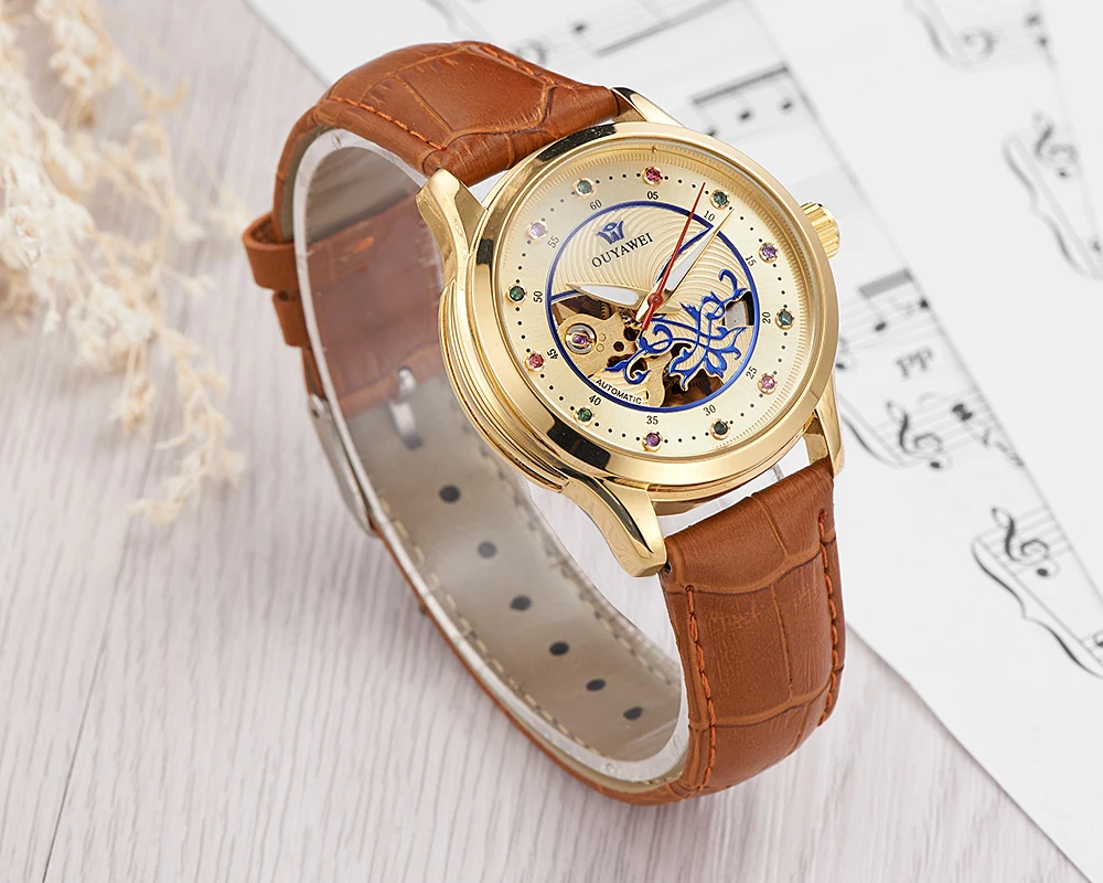 brown watch women 2
