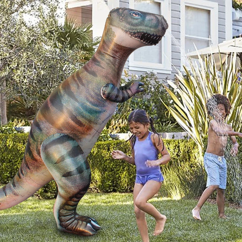 dino inflatable sprinkler