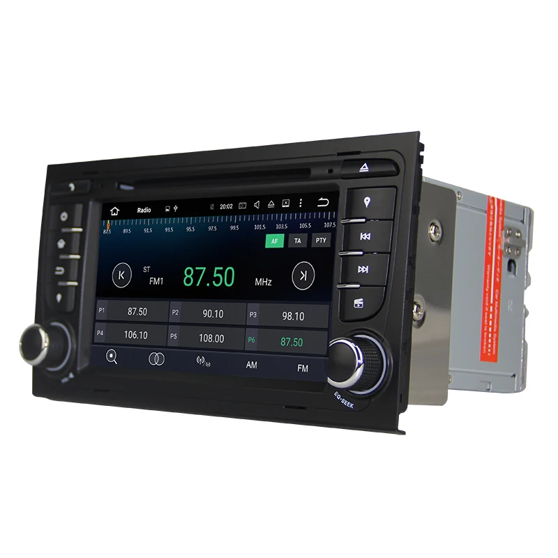 Top 7" Android 8.0 Car Multimedia Stereo GPS Navigation DVD for Audi A4 Seat Exeo S4 RS4 8E 8F B9 B7 RNS-E 2002 2003 2004 2005 2006 3