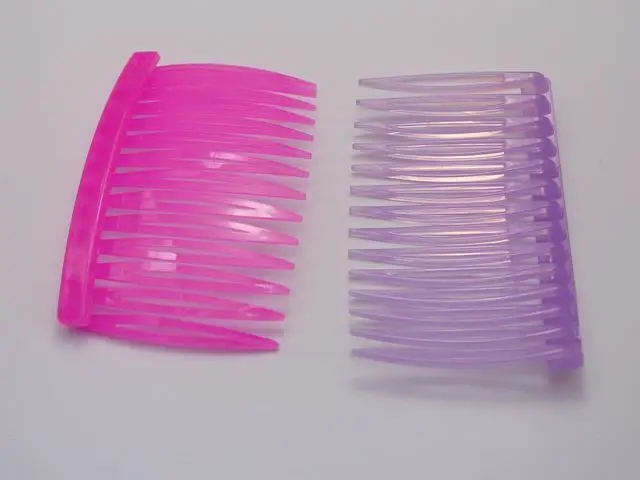 100 разных цветов Пластиковые заколки для волос 70 мм для дам