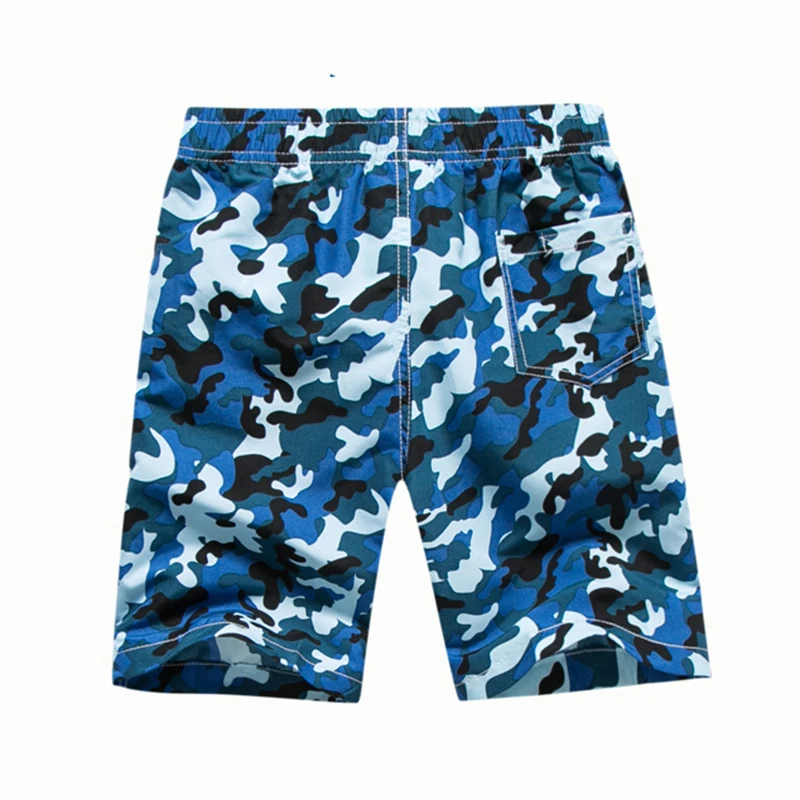7-14 Yrs Children Boys Shorts Camouflage Surf Swimwear Summer Quick-Dry Board Shorts Kid Beach Boys Casual
