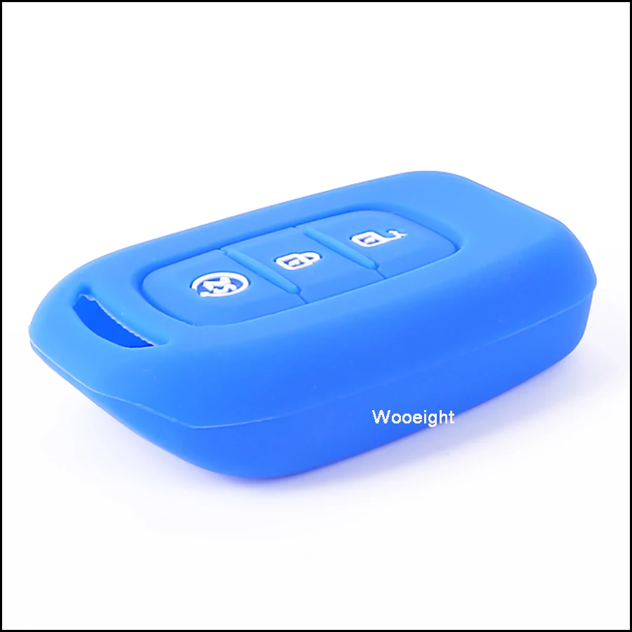 For Renault Duster Sandero Logan Clio Captur Laguna Scen 2016 2017 Silicone Rubber Key Fob Case Cover Decoration 3 Buttons (7)
