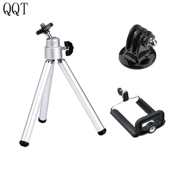 

QQT for GoPro Tripod + Bracket Mount Stand Clip Mount Adapter For Go pro Camera Digital Camera Self-Timer Smartphone For Samsung