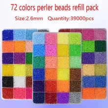 39000 шт./компл. 2,6 мм Хама бусины perler головоломки Oyuncak Perlen головоломки пластиковые игрушки для детей обучающие игрушки для детей