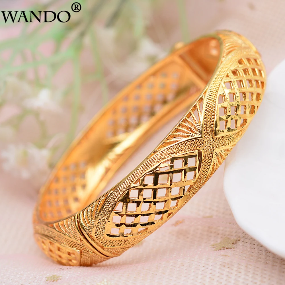 WANDO 1 шт. африканские ювелирные изделия Эфиопский цветок цвет золото