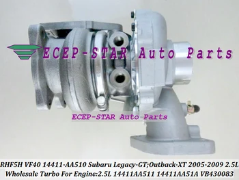 

RHF5H VF40 VA430083 VB430083 14411-AA510 14411 AA510 14411 AA51A 14411-AA511 Turbo For SUBARU Outback XT Legacy GT 2005-09 2.5L