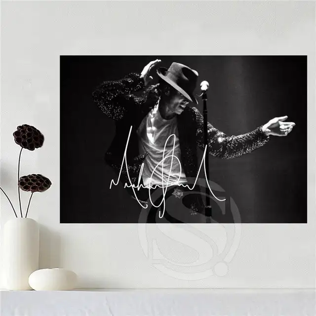 Buy Custom canvas poster Art Michael Jackson Home Decoration poster cloth