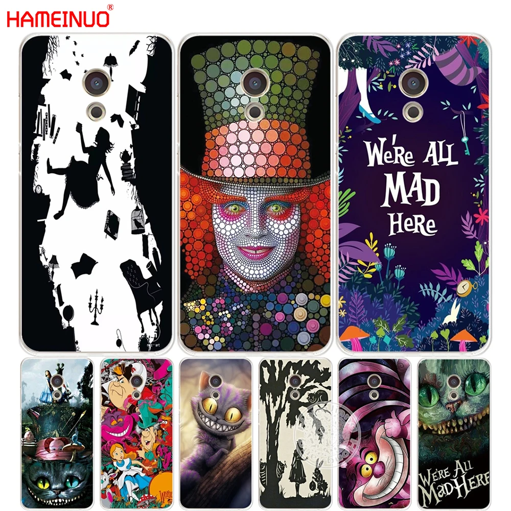 

HAMEINUO Alice in Wonderland Cover phone Case for Meizu M5 M5S M6 M2 M3 M3S MX4 MX5 MX6 PRO 6 5 U10 U20 note plus