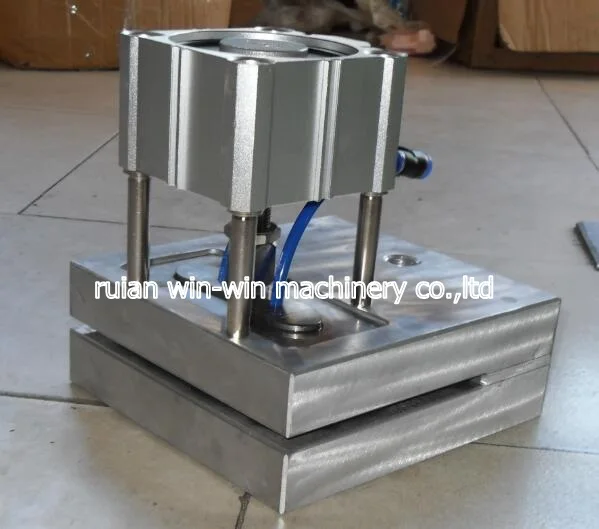 hole size length 75-84mm width 21-25MM Pneumatic single hole Handle punching machine for plastic bags