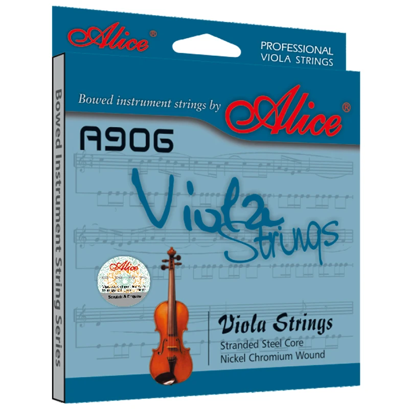 1 Set Original Alice Professional Viola Strings Stranded Steel Core