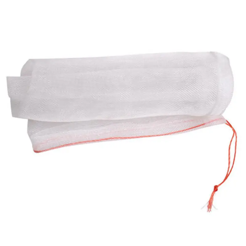 50 шт./лот садовые растения мешок для защиты фруктов Анти Птица Drawstring Чистая сумка Новый 25-45 см