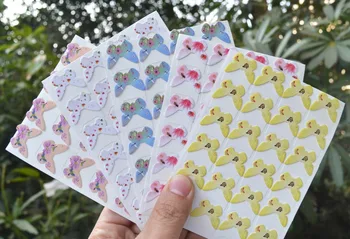 

New Arrived Hot Selling Cartoon Cute Photo Corner Stickers For DIY Baby Photo Album or Scrapbook Album 24pcs/sheet