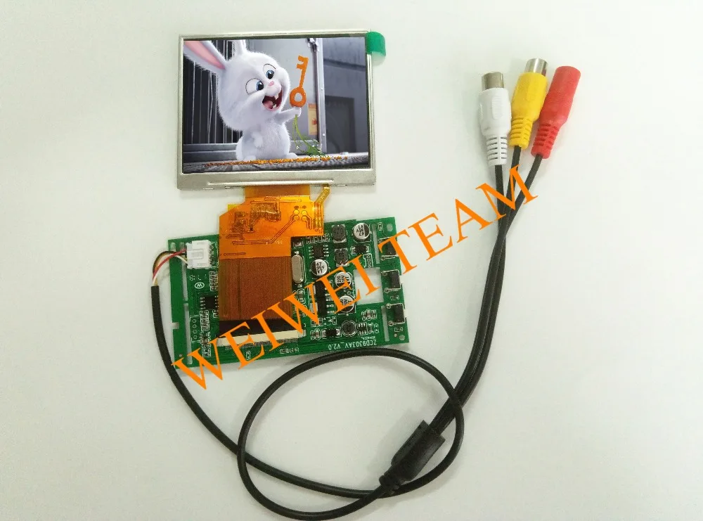 

3.5 inch display panel LQ035NC111 LCD screen + Digital CMO driver control board Satellite finder monitor accessories / Fittings