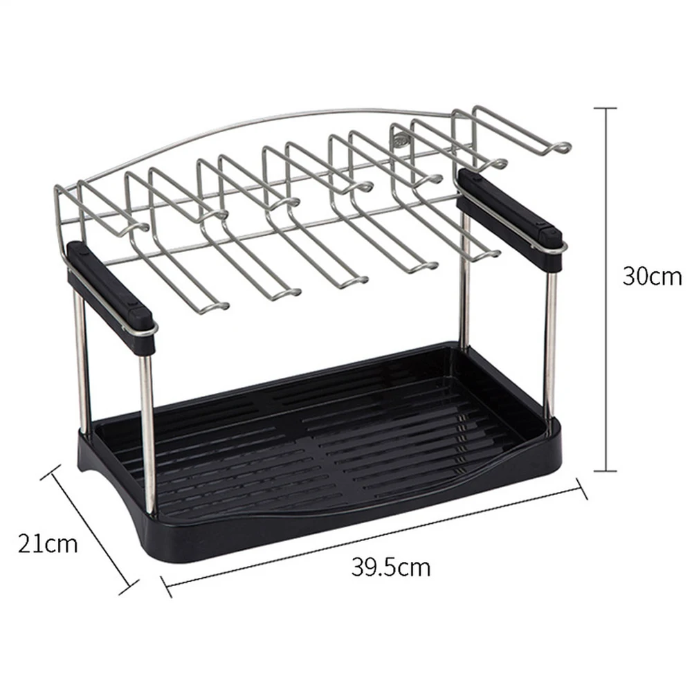  Household hanging kitchen supplies drain rack mug goblet rack storage upside down wine glass rack t - 32910588335