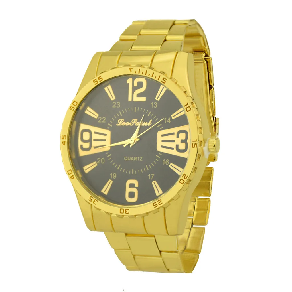 

Men Luxury Fashion Military Stainless Steel Analog Quartz Wrist Watch relgio masculino wall clock mechanism 30